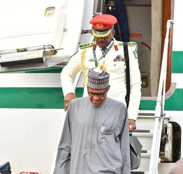 Photo News: Buhari returns to Abuja after OIC Summit - Nigerian Comment ...