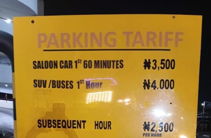 Parking Tariff